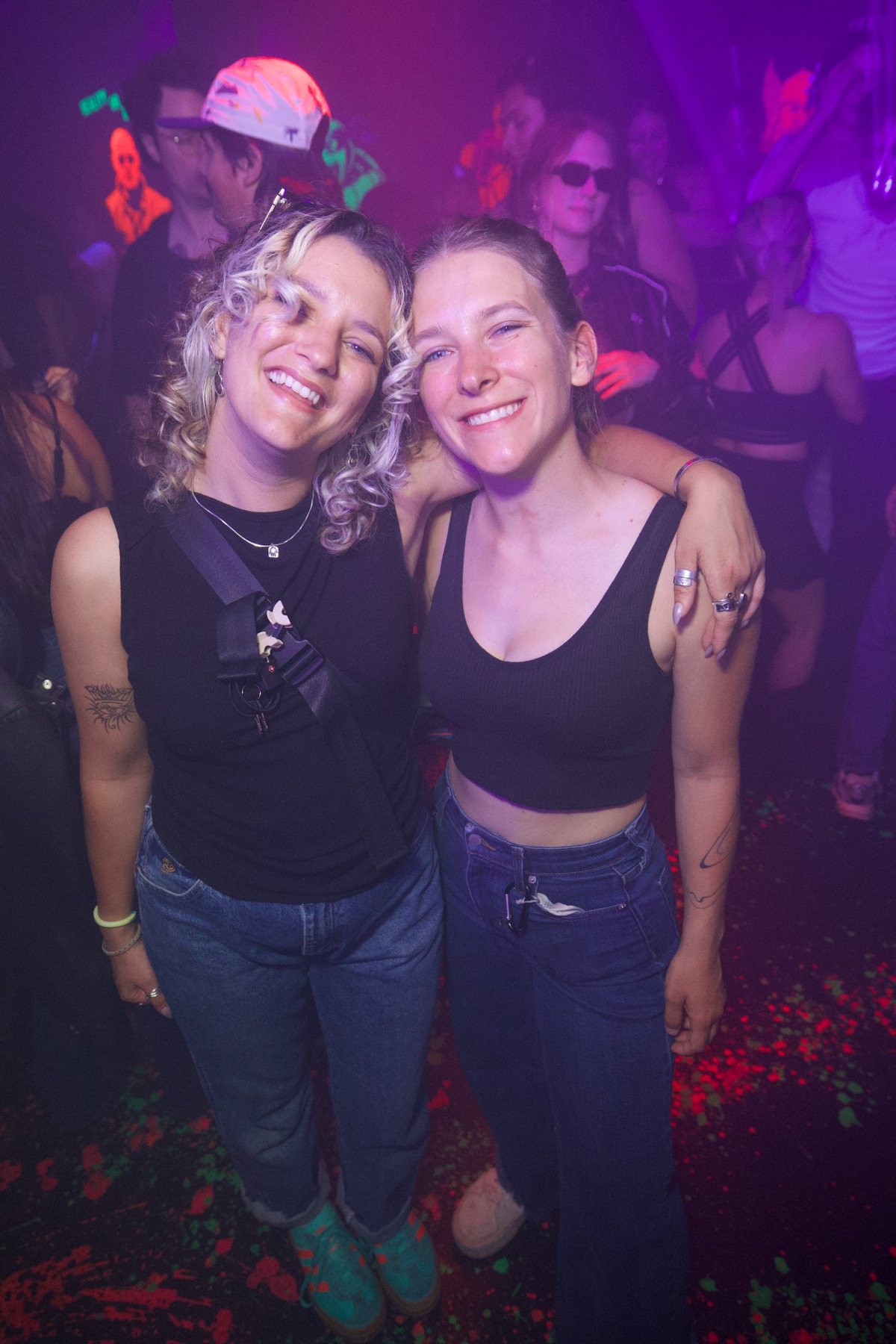 Friends enjoying Clandestino Party in Seattle